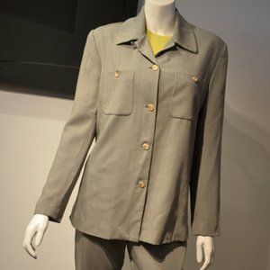 ISDA Vintage Cement Rayon Woven Trouser Suit